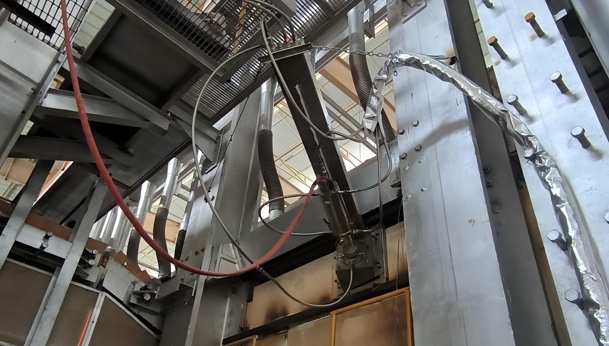 HTEC-video high-temperature furnace monitoring camera installed at CSG Wujiang float glass furnace