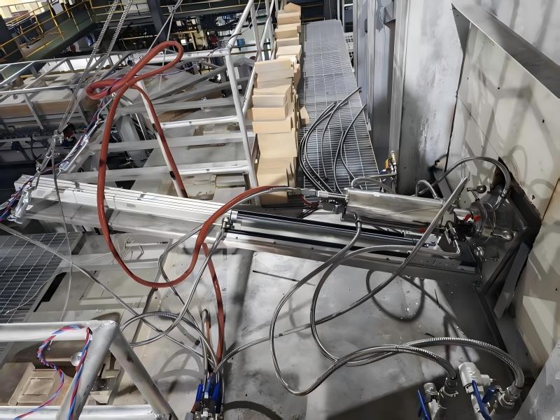 Langjiu Glass Horseshoe Furnace Monitoring System Glass horseshoe furnace monitoring system at Langjiu Glass