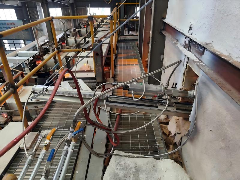 Langxu Glass Bengbu Furnace Visualization Monitoring Equipment Glass furnace monitoring equipment at Langxu Glass in Bengbu